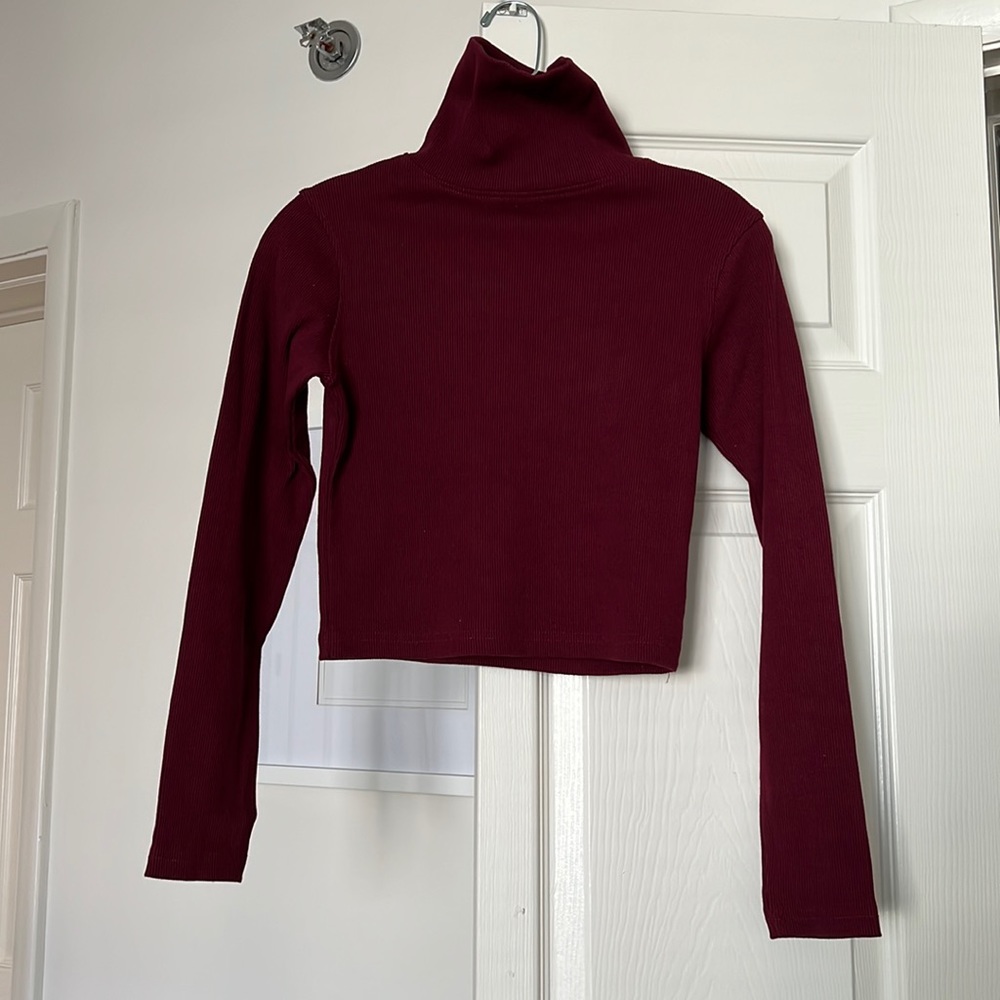 Nasty Gal cropped turtleneck in US size 2. Worn twice.